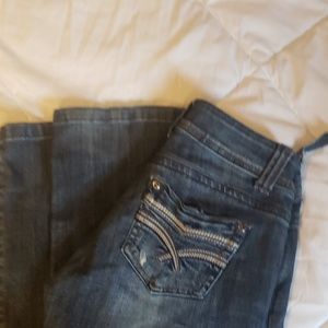 Women's Stetson boot jeans.